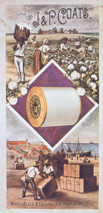 Poster pubblicitario per il cotone 